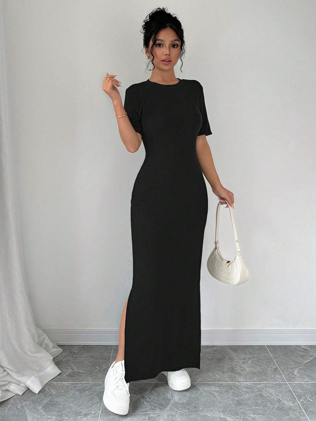 The Parker Ribbed Maxi Dress