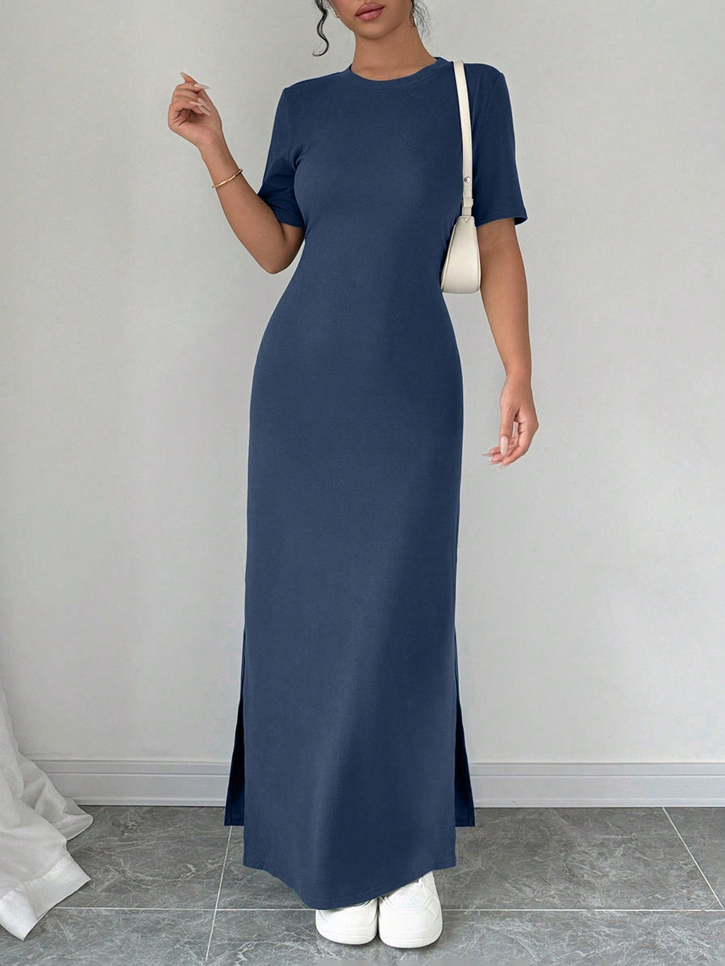 The Parker Ribbed Maxi Dress
