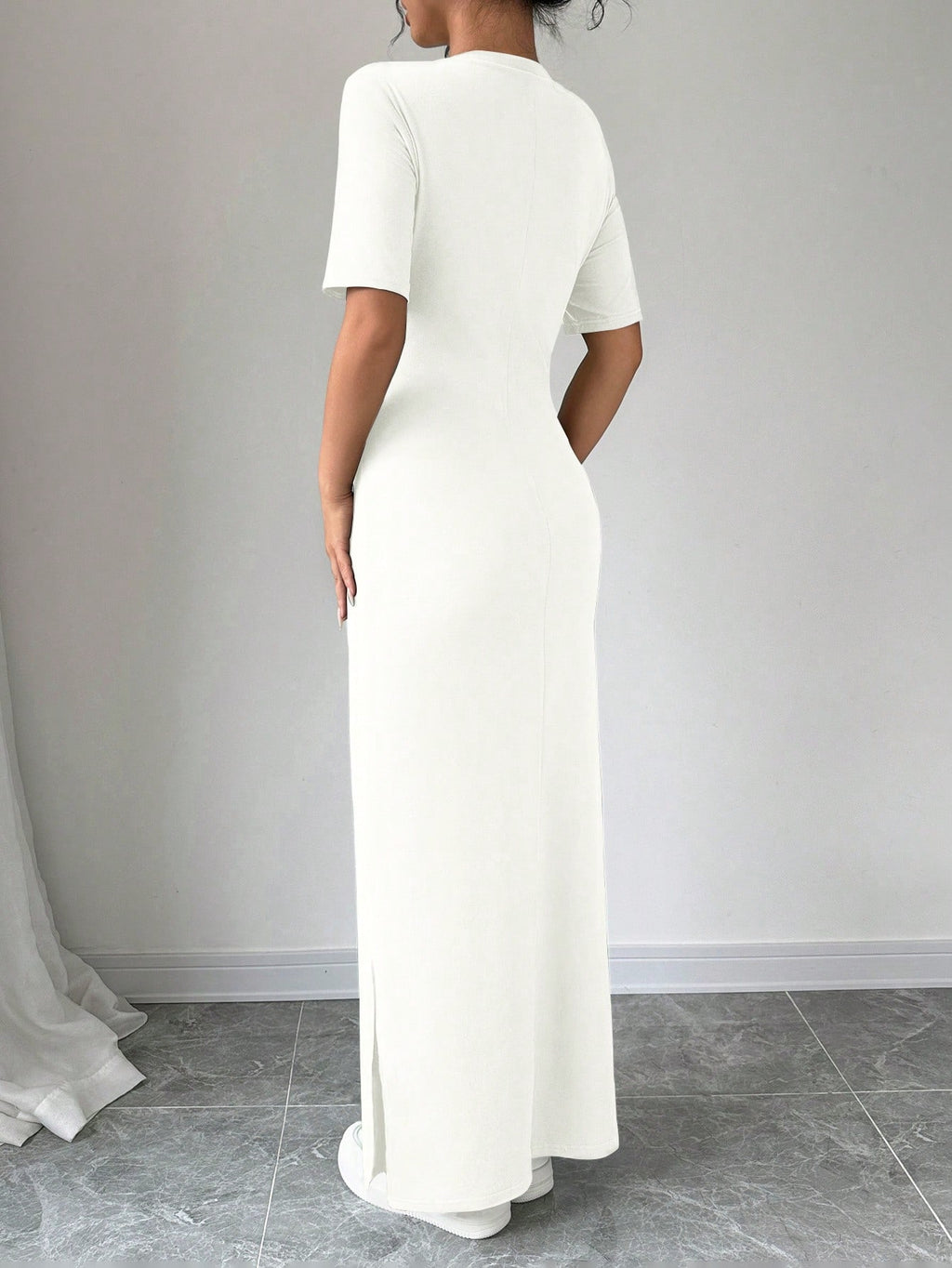 The Parker Ribbed Maxi Dress