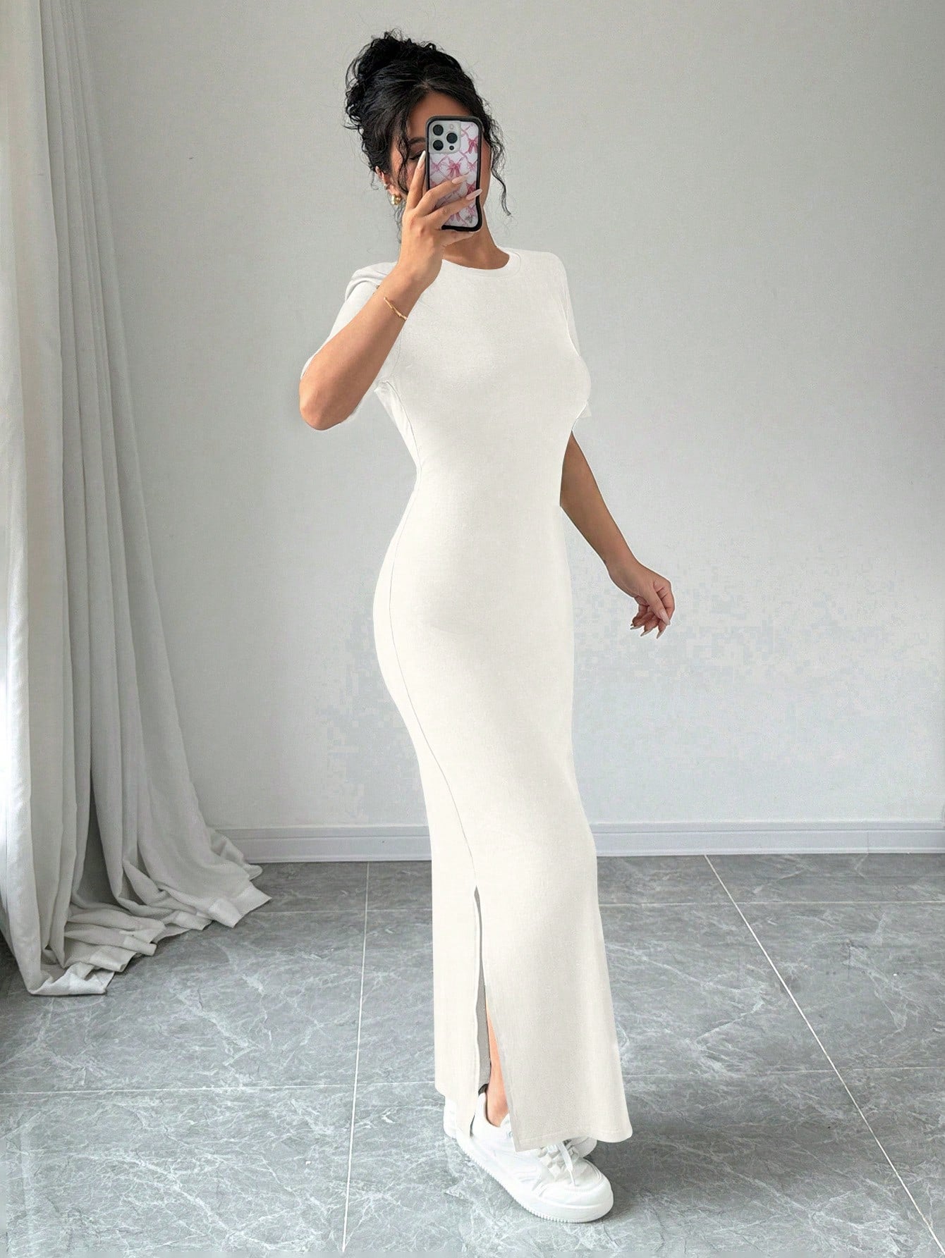 The Parker Ribbed Maxi Dress
