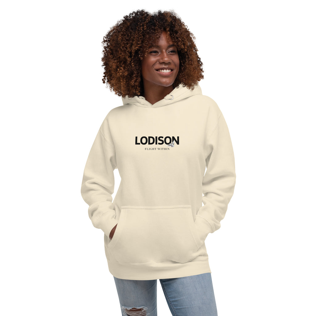 LODISON Cream "Freedom & Art" Unisex Hoodie